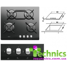 Варочная поверхность WHIRLPOOL AKT424MR