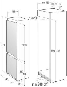 Холодильник GORENJE RCI 5181 KW