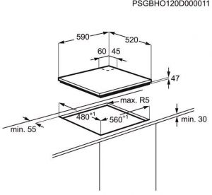 Варочная поверхность ELECTROLUX EGT 96342 YW