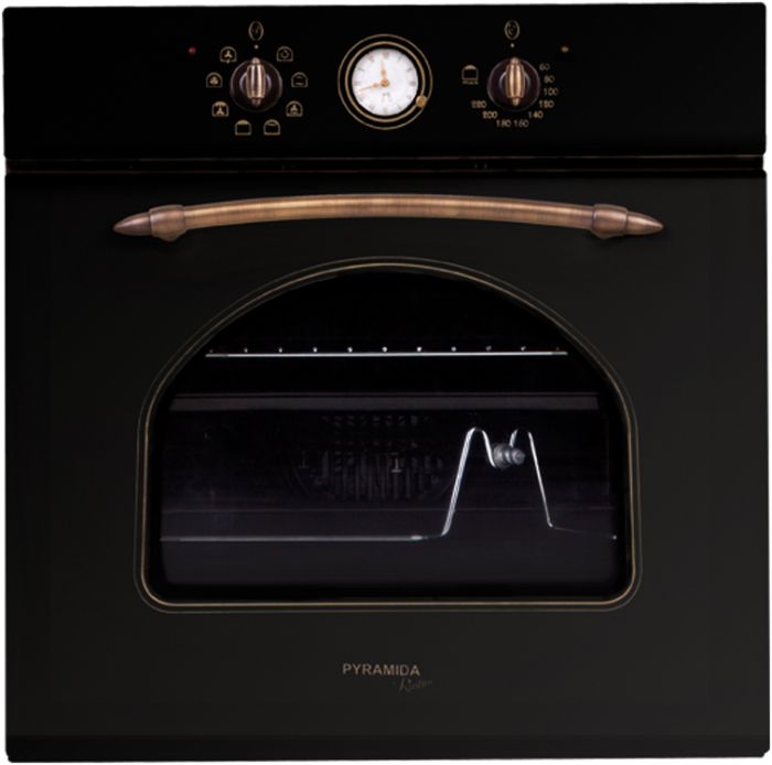 Духовка PYRAMIDA F 84 ETR BLACK RUSTICO