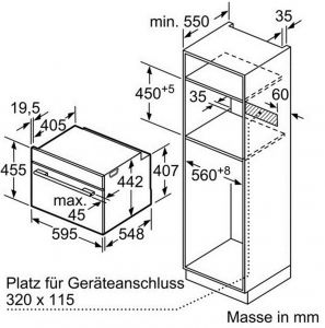 Духовка BOSCH CMG 633 BB 1