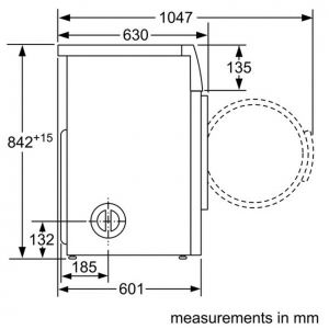 Сушильный барабан BOSCH WTA 74101 SN