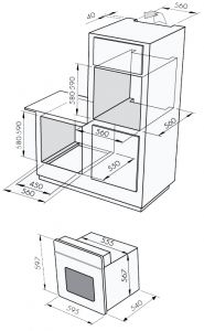 Духовка ARDO FM060RA