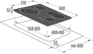 Варочная поверхность GORENJE ECS 620 BC